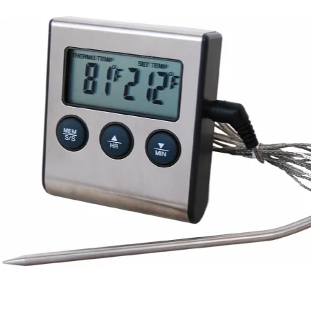 Smart Waterproof Digital Kitchen Meat Thermometer with Long Probe for Instant Read Fast Delivery for Food Cooking &amp; BBQ