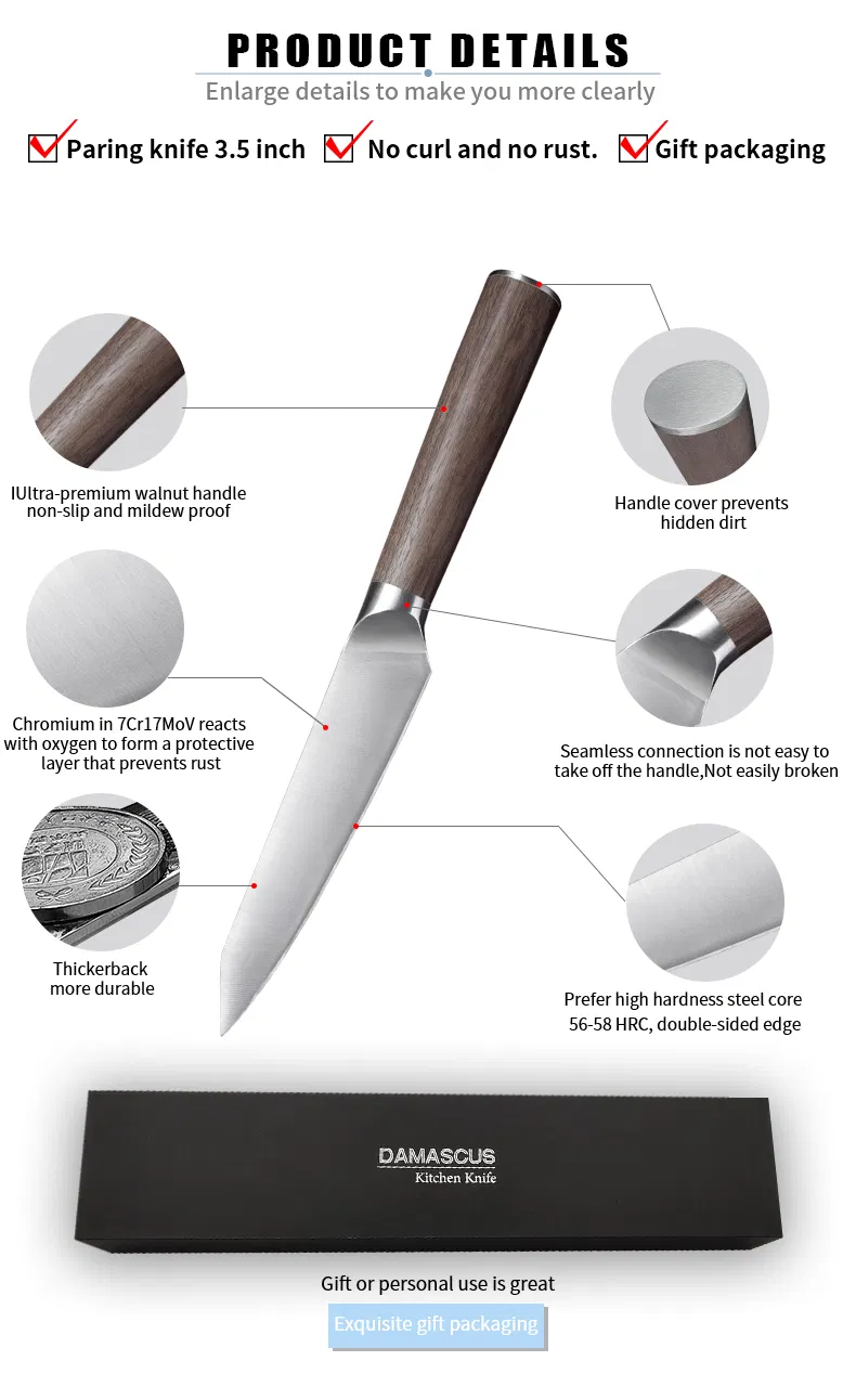 Kitchen Knife Set Detail 3