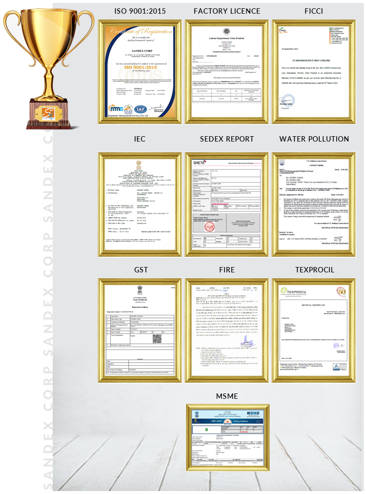 Quality Standard Certificate Info