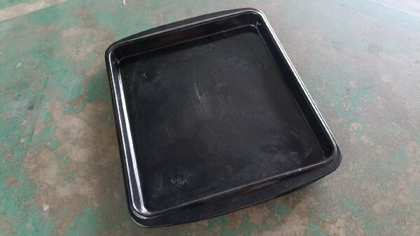 Eco-Friendly Reusable Carbon Steel Cookie Sheet with Silicone Resin Coating Rectangle Shape Oven Safe-37x45.5cm Baking Tray