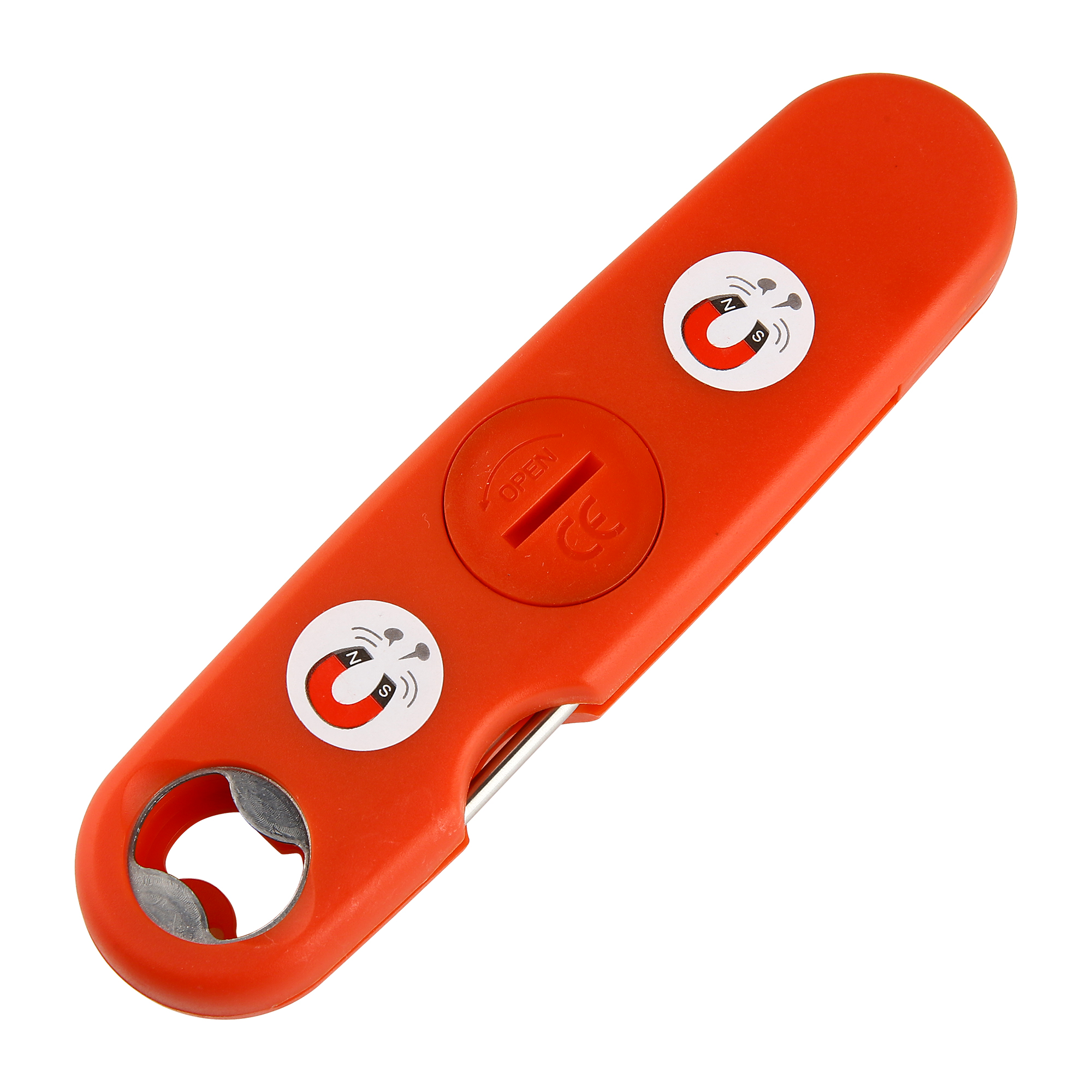 Instant Read Meat Thermometer for Grill and Cooking, with Bottle Opener, Backlight &amp; Calibration