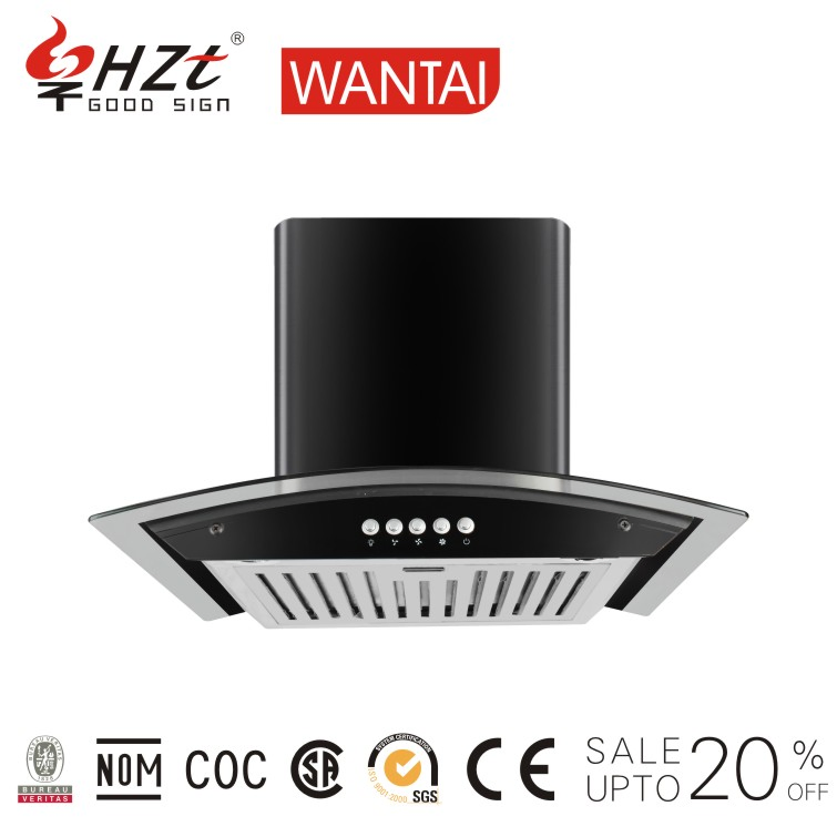 Kitchen Exhaust Chimney Extractor Wall Mounted Cabinet Stainless Steel Cooker Range Hood