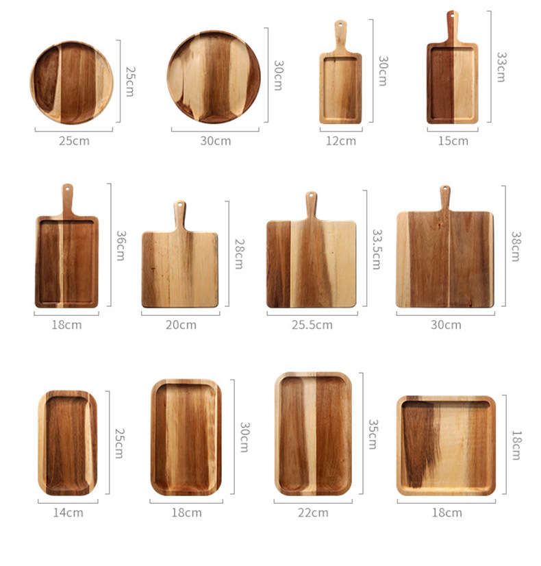 Cutting Board Wood Chopping Board Laser Engraving Serving Charcuterie Boards for Customized Housewarming Gift