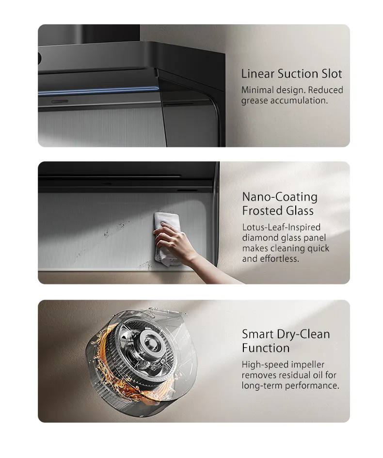 High Technology S20 High-Speed Ventilation Range Hood Detail 9