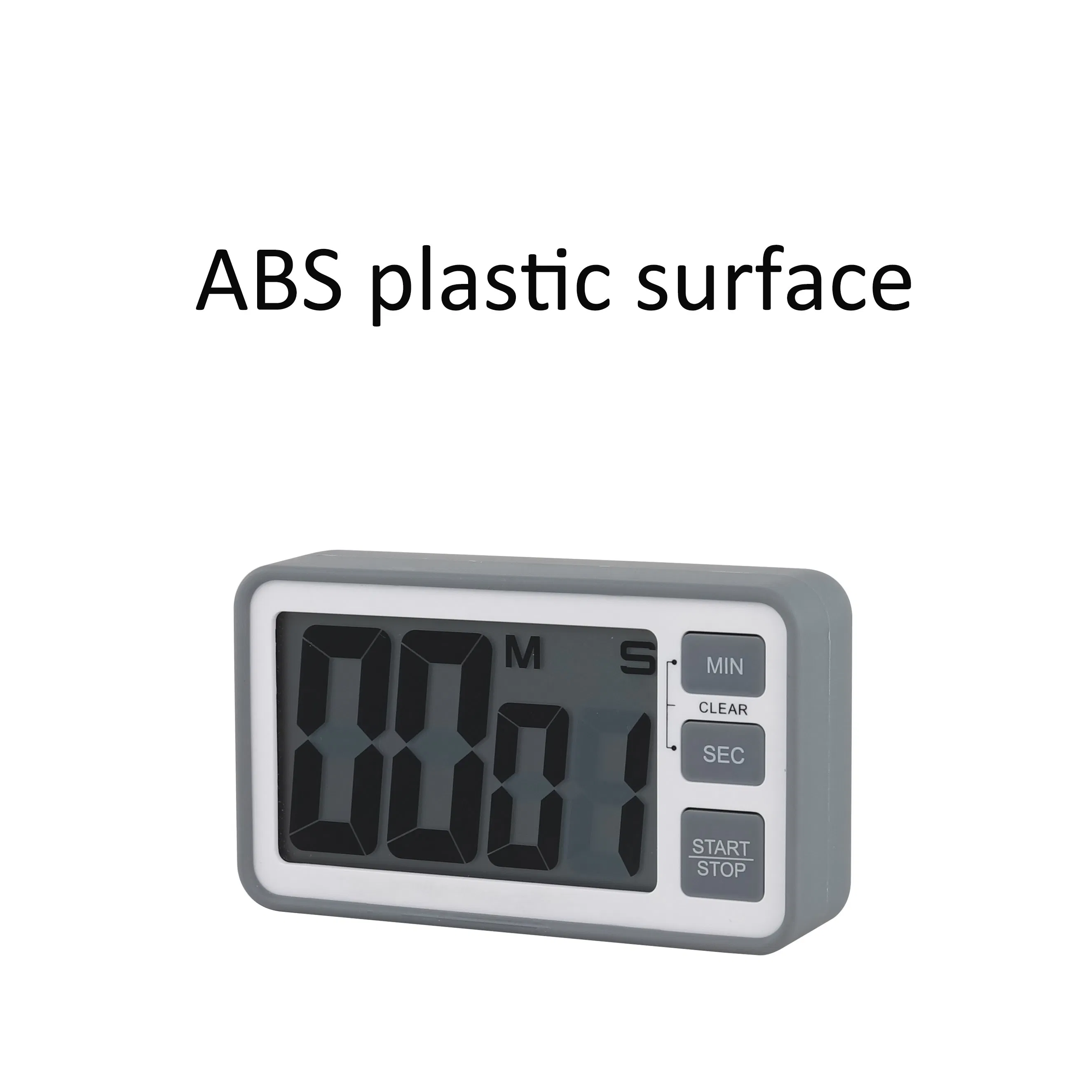 LCD Large Display Electronic Digital Timer for Kitchen with Dsorption Magnet