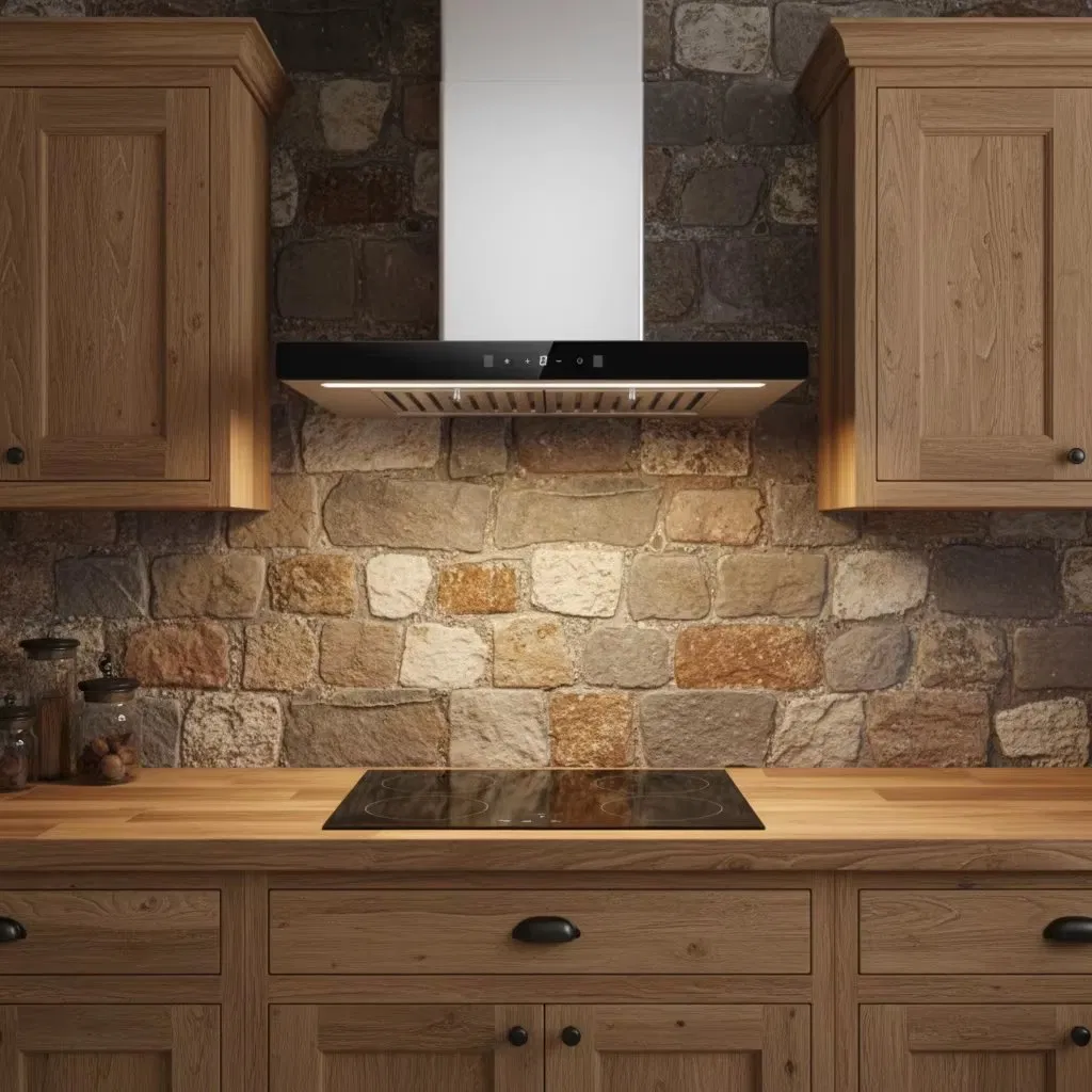 Customize Logo Service Household Downdraft Built-in Smart Kitchen Range Hood