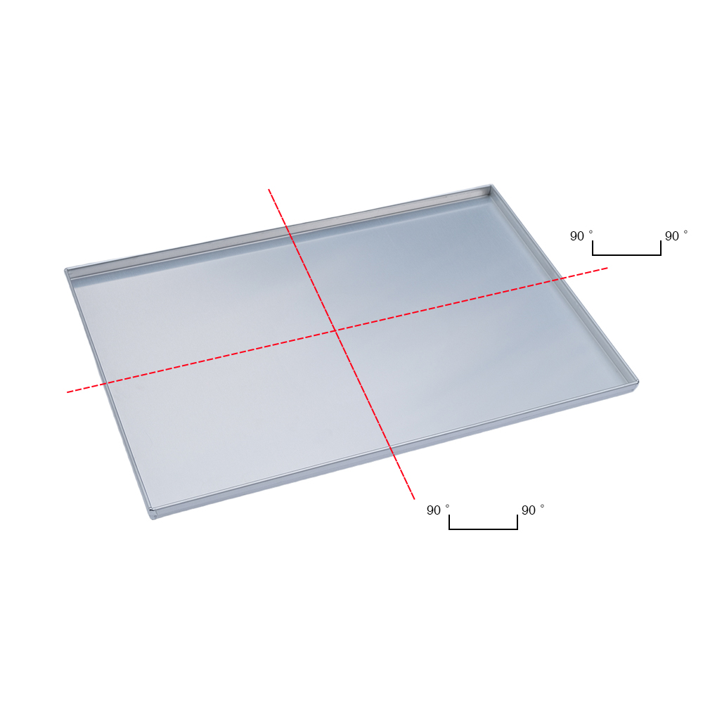 60x40x3cm Aluminum Alloy Custom Commercial Sheet Pan Handmade Baking Tray Manufacturer