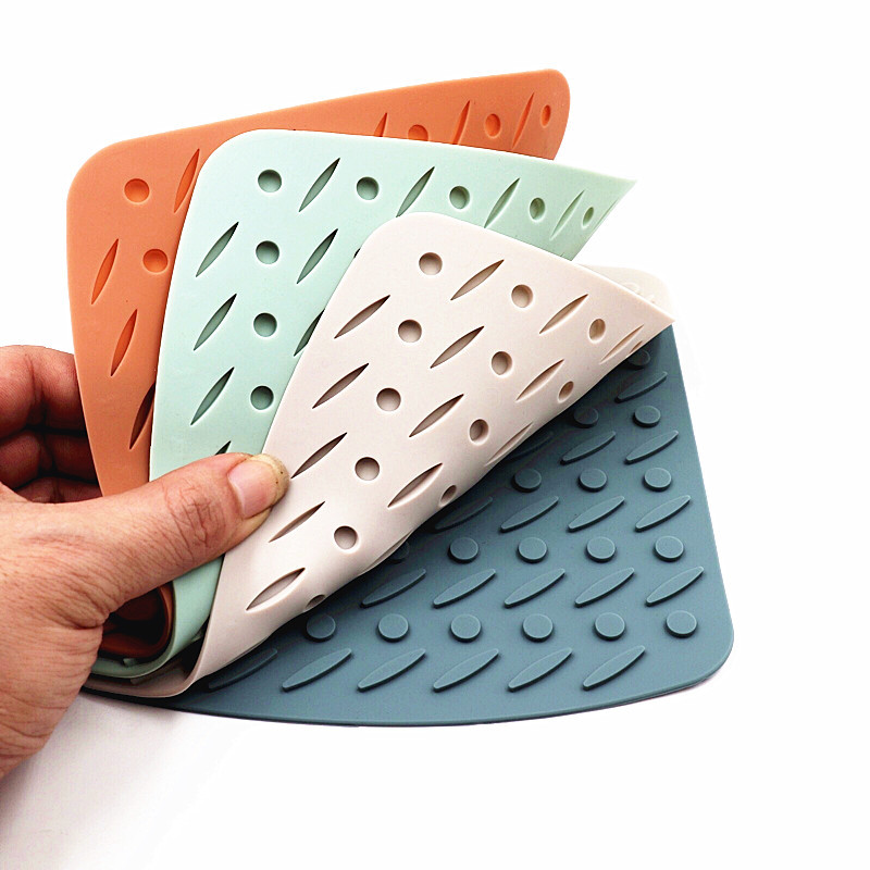 Non Slip Heat Resistant Spoon Holder Oven Mitts Placemats Silicone Pot Holder Silicone Trivet Mat