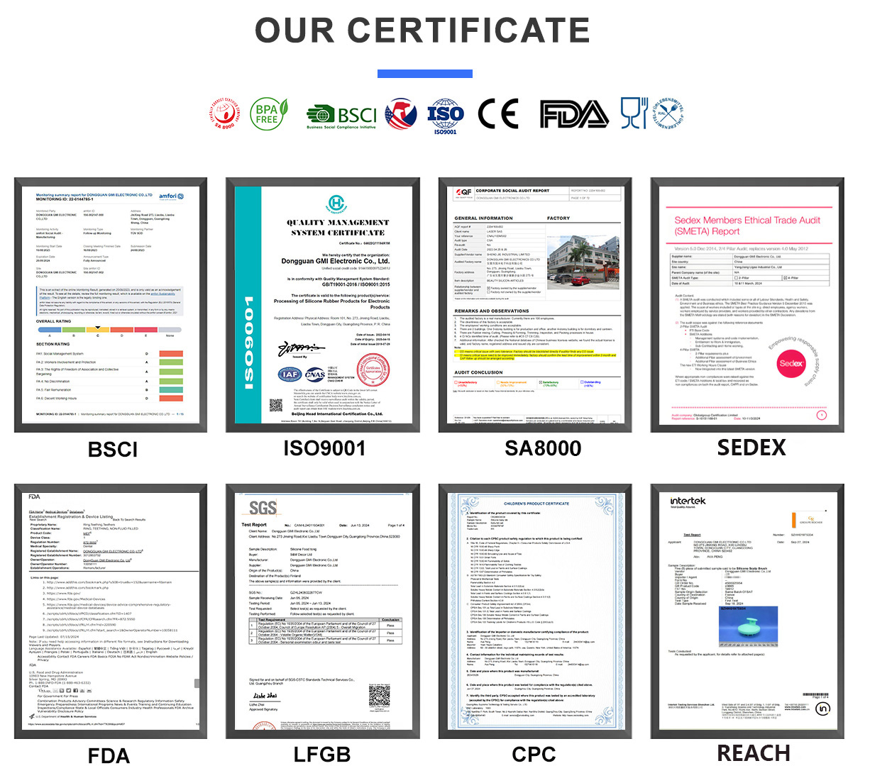 Factory Certification