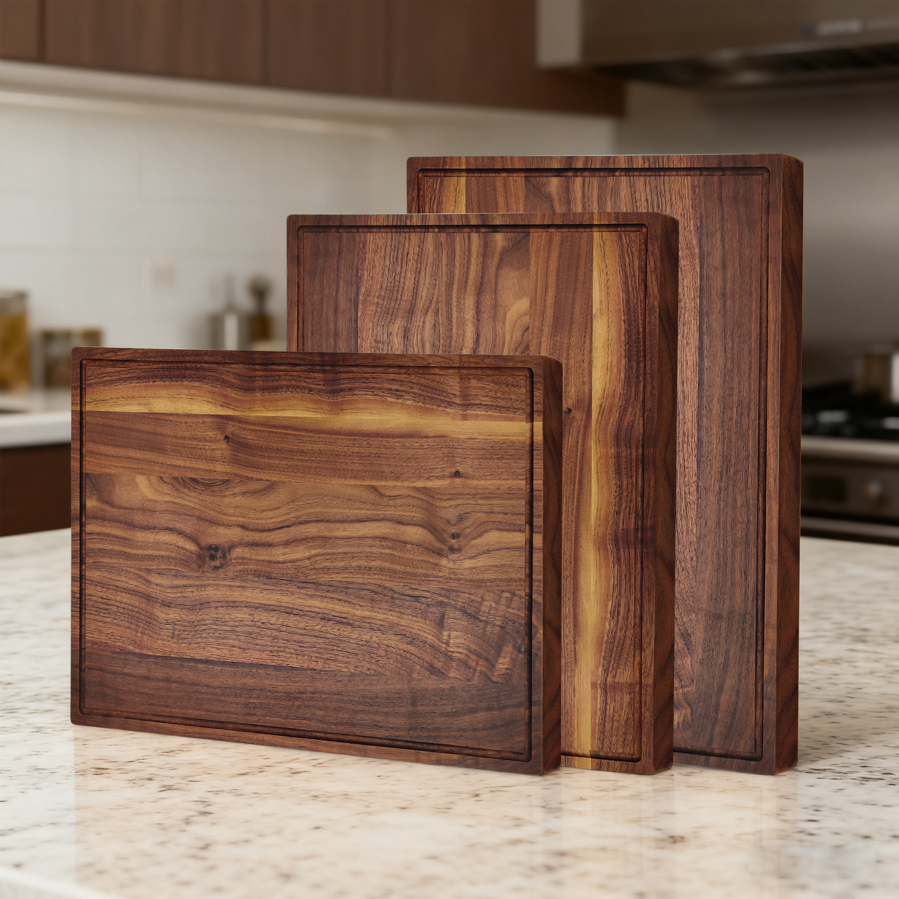 Factory Wholesale Thick Wood Cutting Board Anti-Slip Heavy Duty Chopping Board for Kitchen