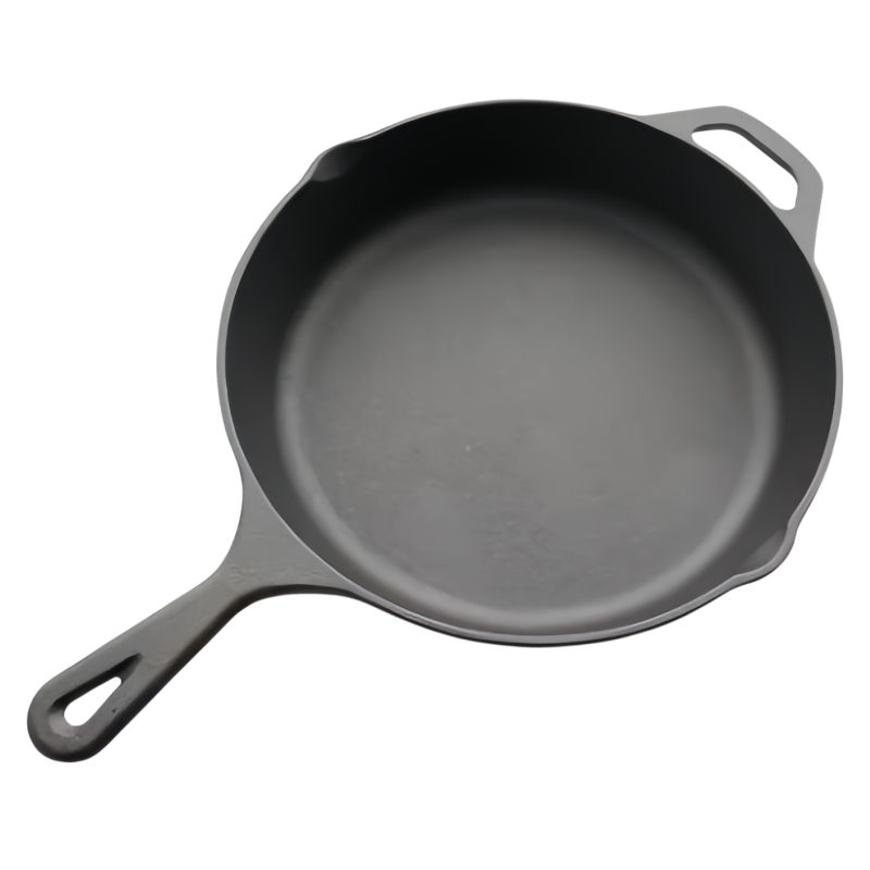 Hot Sale Factory Supply Cast Iron Skillet Frying Pan Nonstick Pre Seasoned Durable Heat Resistant Sizzle Plate