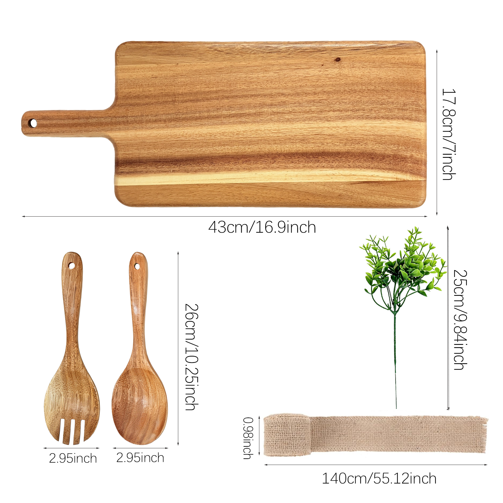 Hot Selling Rectangle Housewarming Gift Engraved Wooden Chopping Board for Couples Wooden Cutting Serving Board for Kitchen