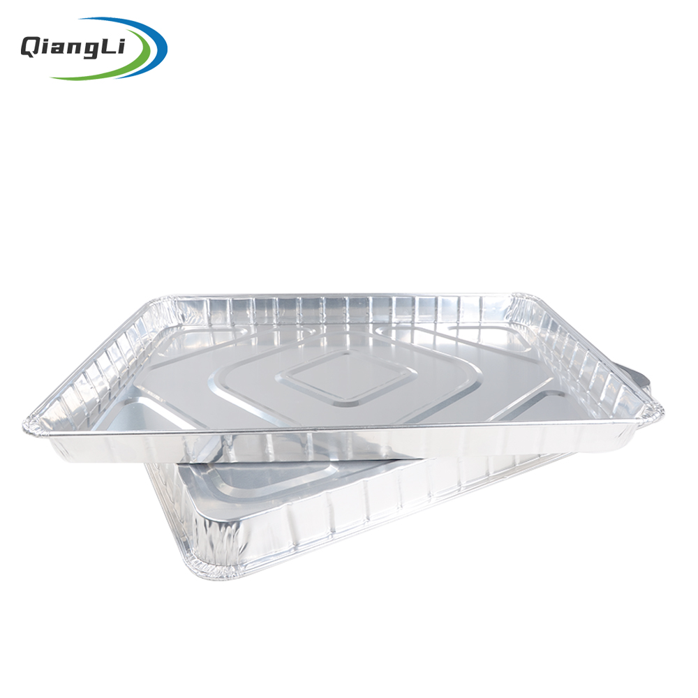 18x13 Disposable Aluminum Baking Heavy Duty Sheet Pans With High Heat Conductivity for Grilling Cooking