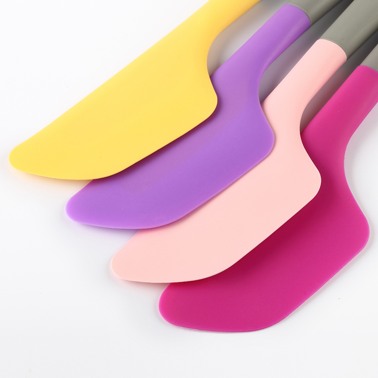 Cake Baking Tools Silicone Mixing Cream Colorful Flexible Butter Scraper Spatula Cake Tool