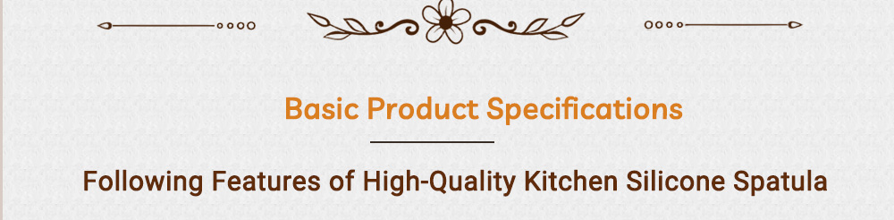 Silicone spatula highlight display