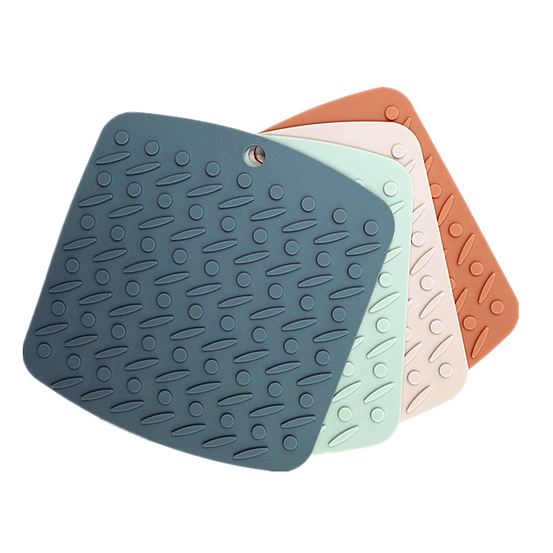 Non Slip Heat Resistant Spoon Holder Oven Mitts Placemats Silicone Pot Holder Silicone Trivet Mat