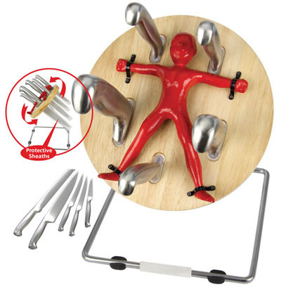 Amazing Heart Knife Block Red (HKB1223)