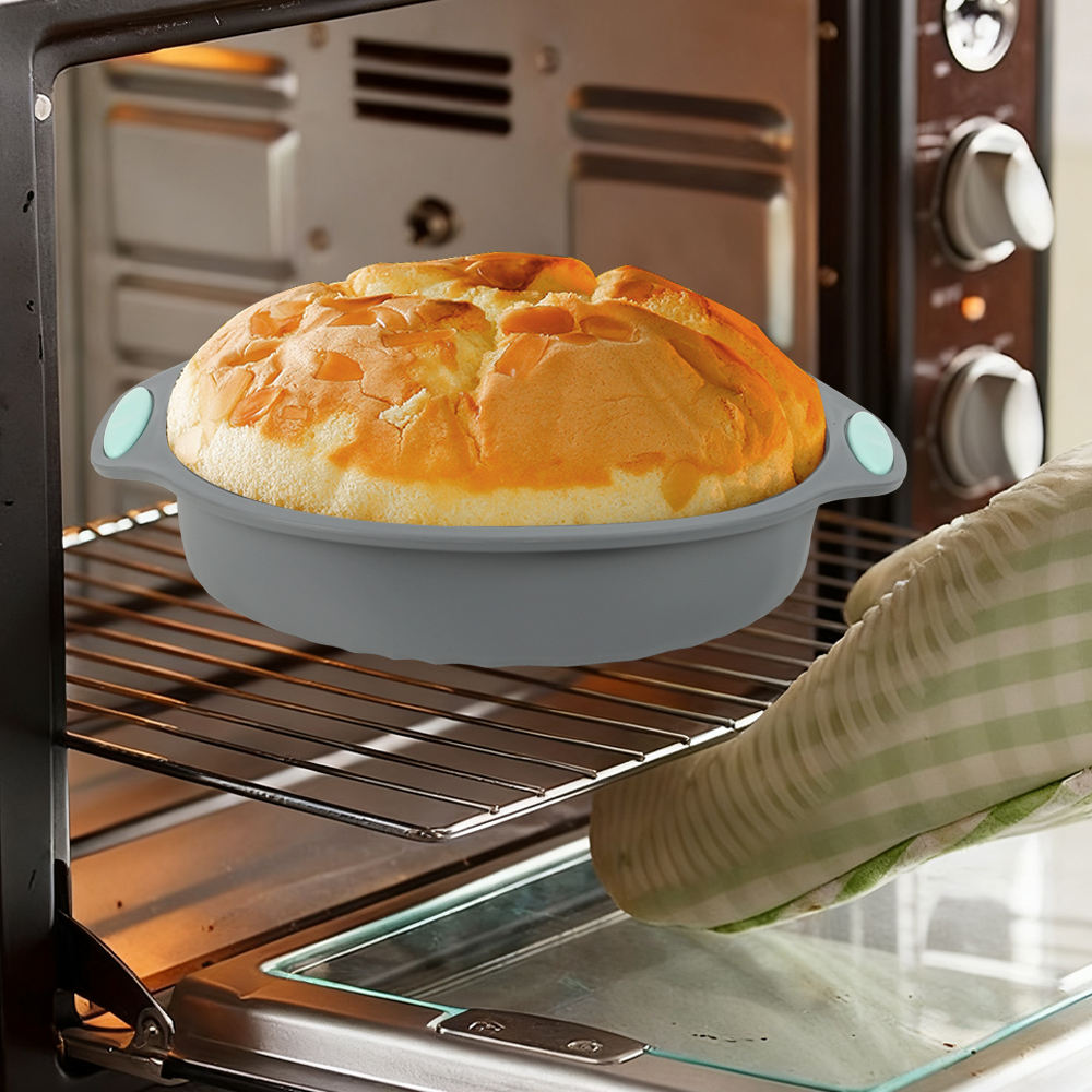 Customizable Silicone Baking Pan Set Includes Cake Molds Baking Sheet Donut Muffin Pan Pack Dishwasher Safe Cups Bakeware Tool