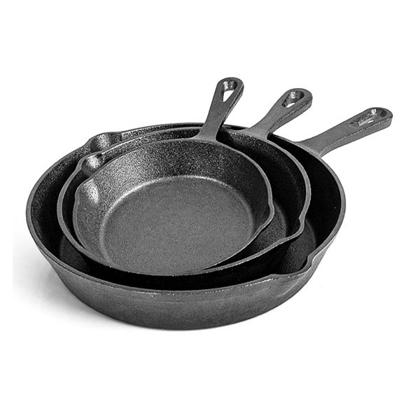 4pcs/set Hot-selling Pre-seasoned Cast Iron Skillet Set