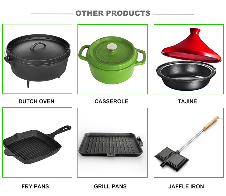 Enamel Cast Iron Cookware Set