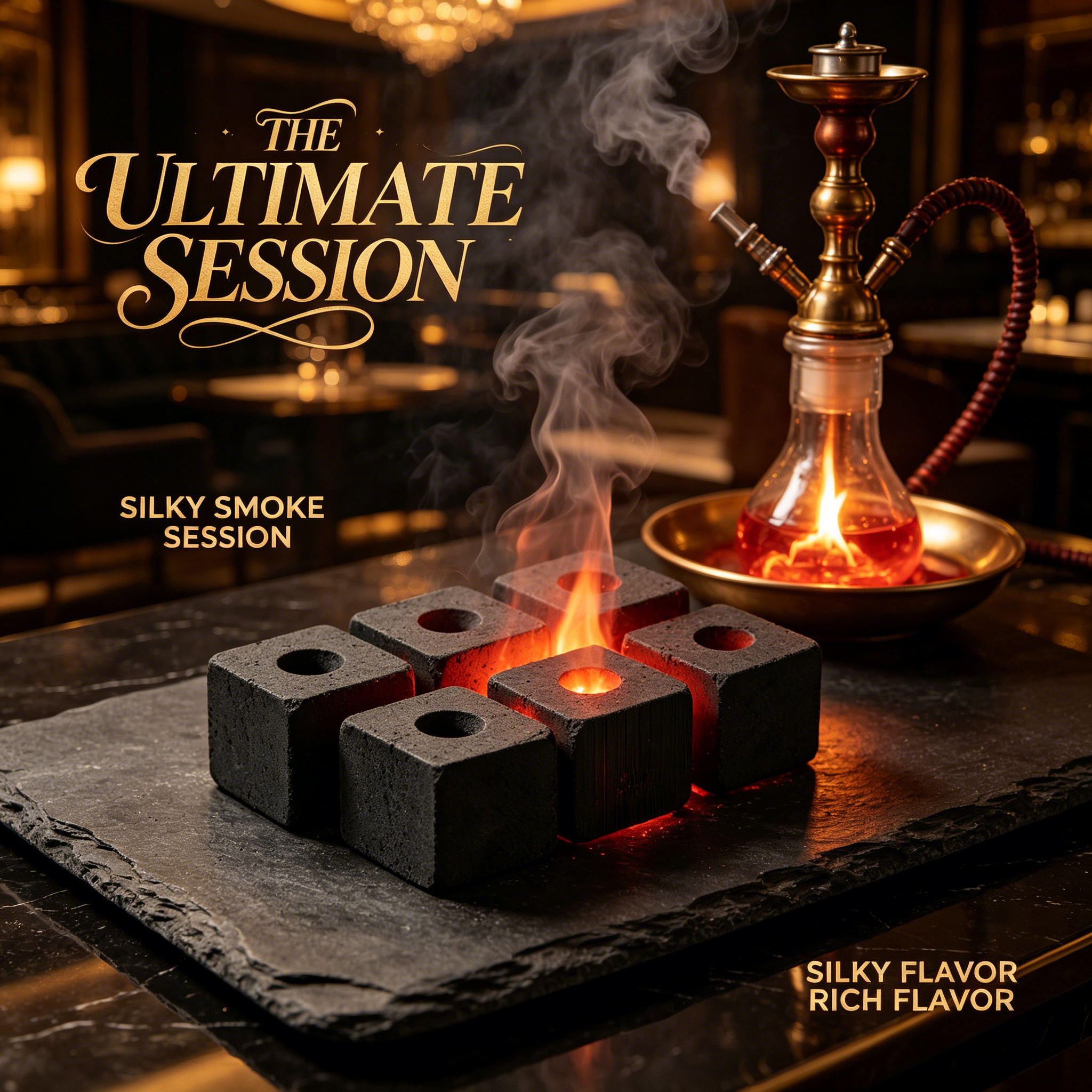 All-Natural BBQ Bamboo Charcoal Slices Deal for Grilling &amp; Smoking High Heat Low Ash Flat Hookah Coal Slices
