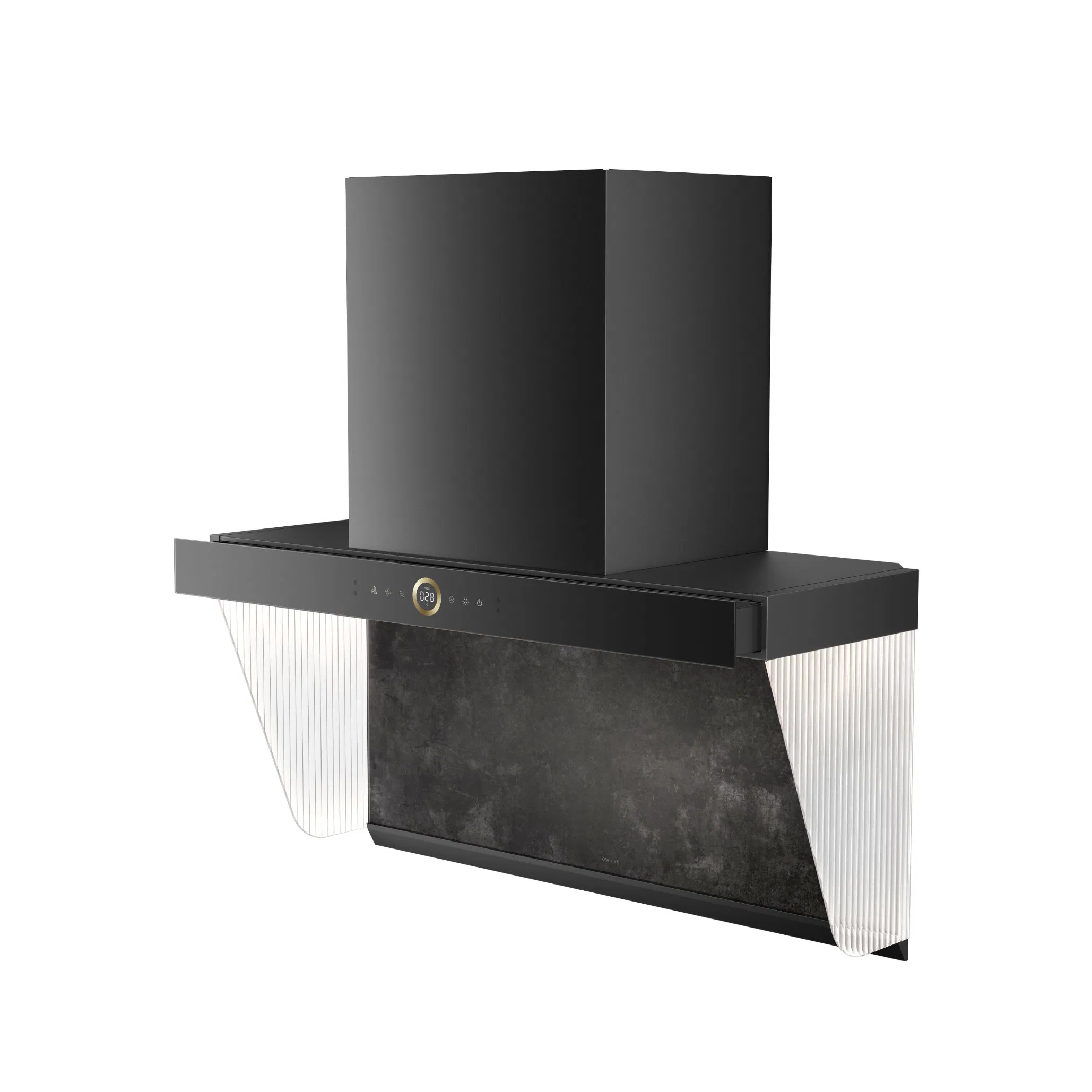 Wall-Mounted K1 Drawer Type Under Cabinet Smart Kitchen Range Hood for Household Cooking