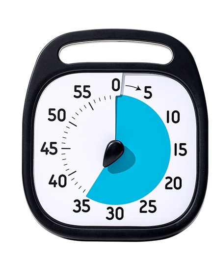 Fun 8-Inch Kitchen Timer for Kids - Colorful and Engaging