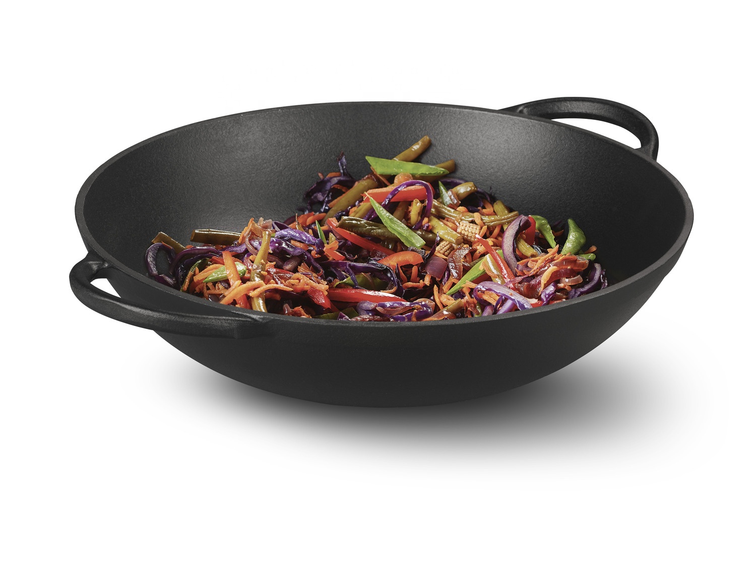 High Quality Food Grade BBQ Castiron Wok Barbecue Castiron Wok