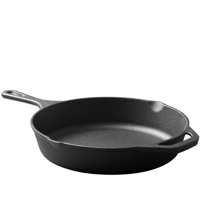 3.5inch to 12inch Cast Iron Pre-Seasoned Skillet with Signature Teardrop Handle Frying Pan Use on the Stove/Grill/Campfire