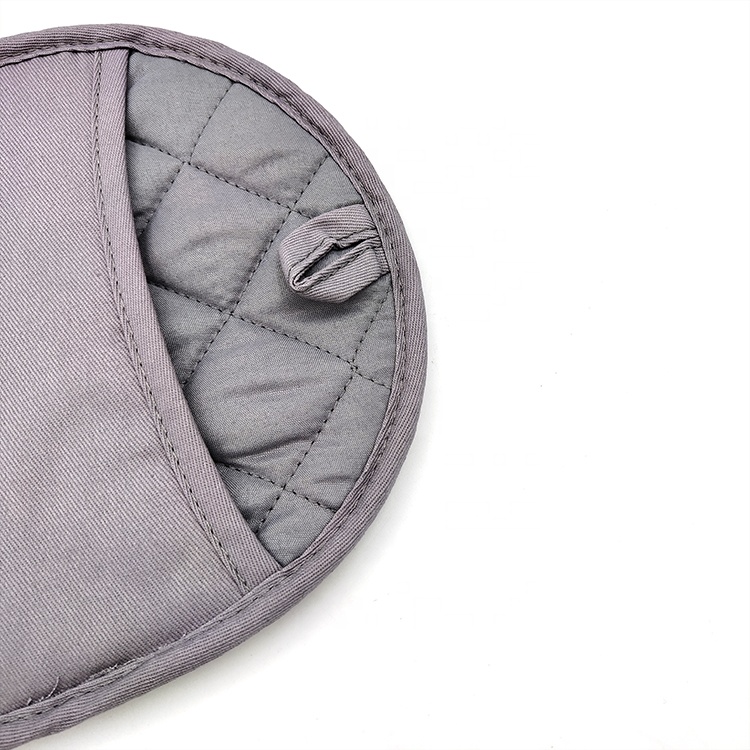 Heat Resistant Silicone Oven Mitts, Pot Holder Silicone Cotton Trivet for Kitchen Cooking Non-Slip Grip, Hanging Loop
