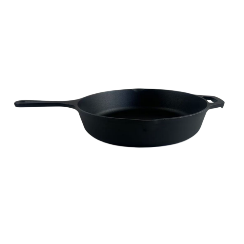 Hot Sale Factory Supply Cast Iron Skillet Frying Pan Nonstick Pre Seasoned Durable Heat Resistant Sizzle Plate