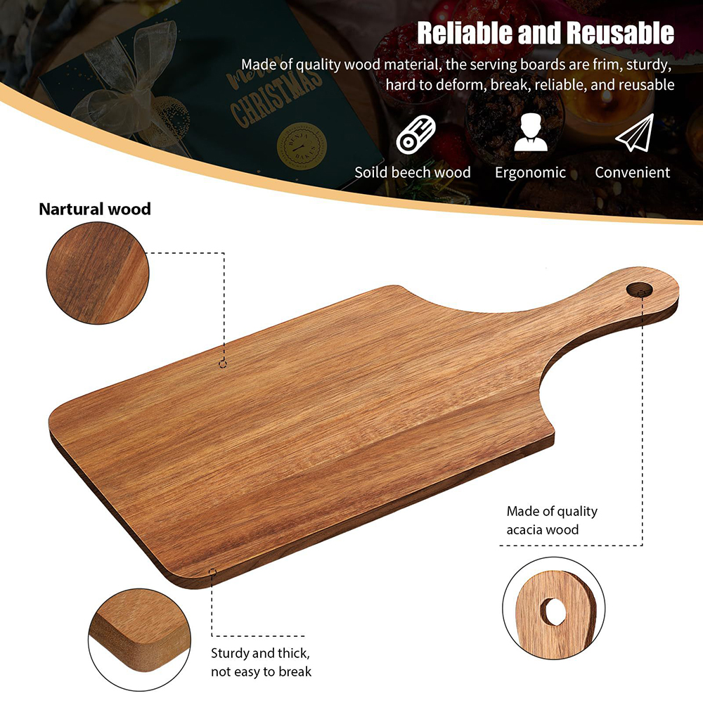 Cutting Board Wood Chopping Board Laser Engraving Serving Charcuterie Boards for Customized Housewarming Gift