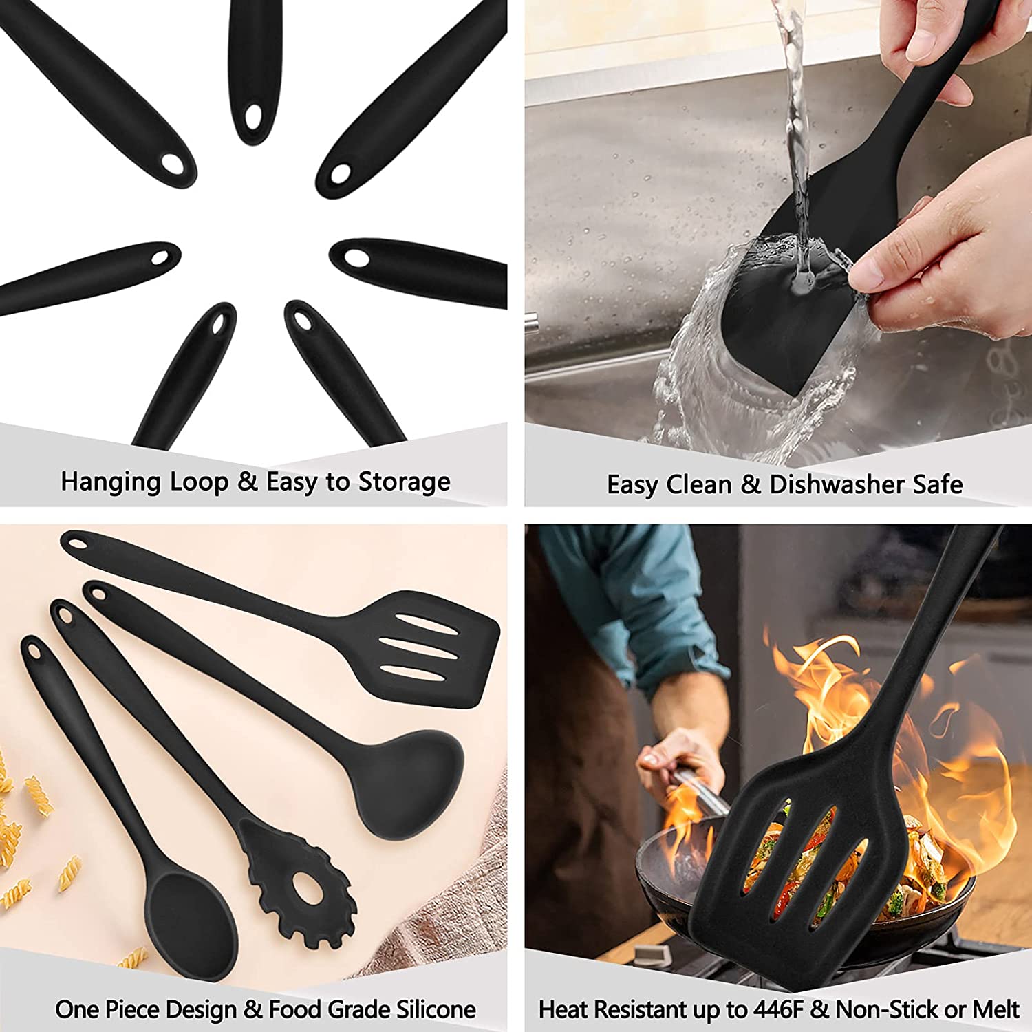Silicone Cooking Utensil Set 2