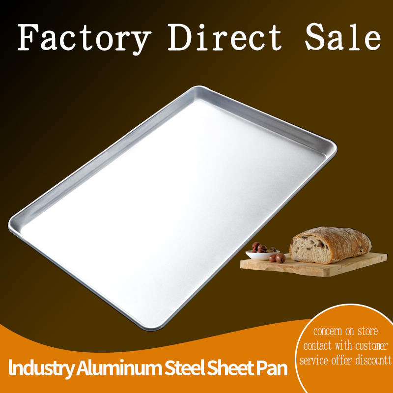 Factory Promotion Wholesale Commercial Nonstick Bread Aluminum Baking Sheet Pan