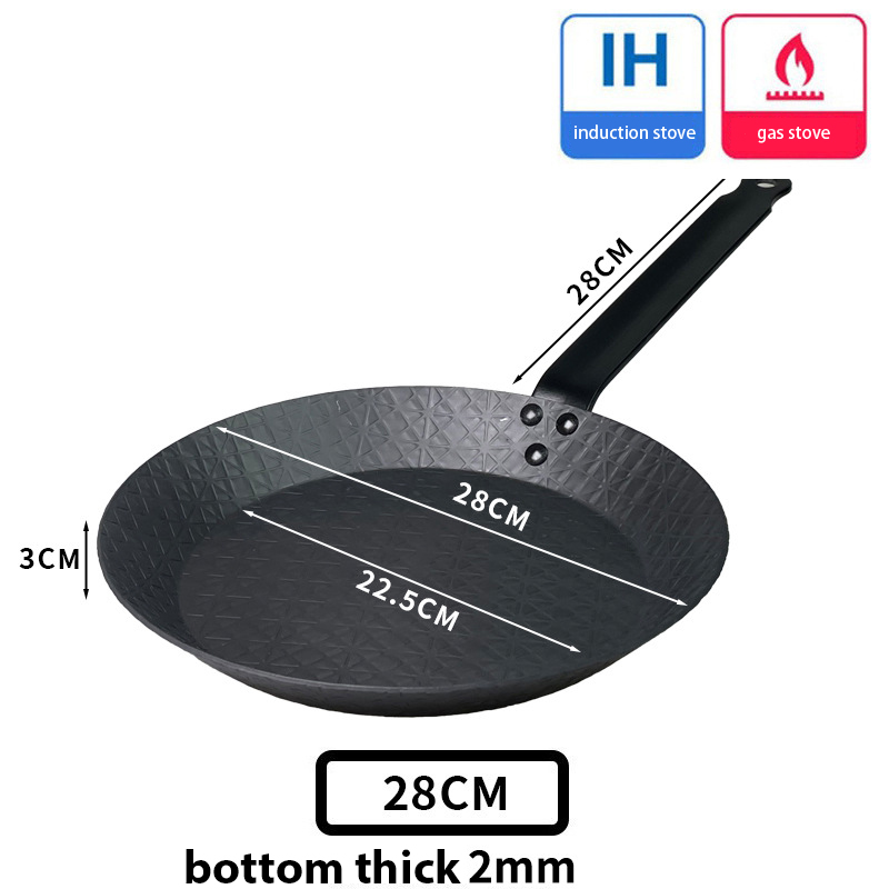 Factory Price Cast Iron Frying Pans &amp; Skillets Material Frying Pan for Home Use Induction Stove Outdoor Cookware