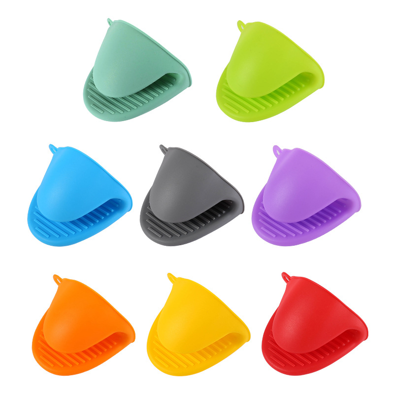 High Quality Thickened Silicone Oven Mitts Anti-Slip and Heat-Resistant Anti-Scald Pot Holders and Trivets for Microwave Oven