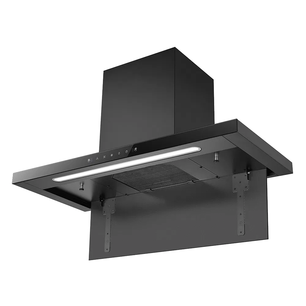 Wall Mounted T Shape 90cm Kitchen Cooker Hood Chimney Extractor Range Hood