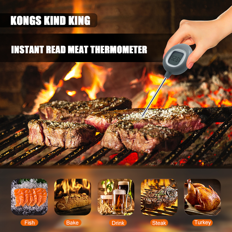Electronic Household Digital Food Cooking Thermometer for Meat Measuring Tool