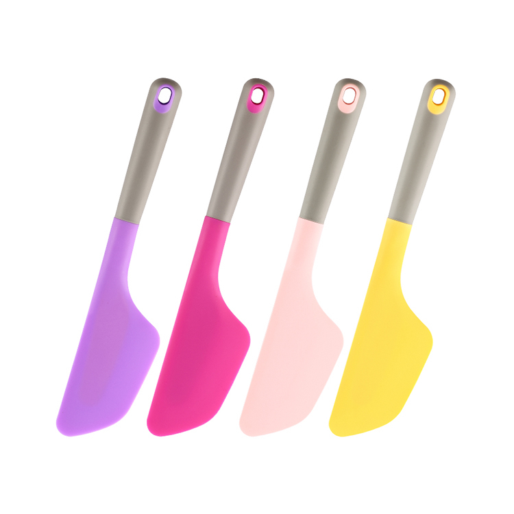 Cake Baking Tools Silicone Mixing Cream Colorful Flexible Butter Scraper Spatula Cake Tool