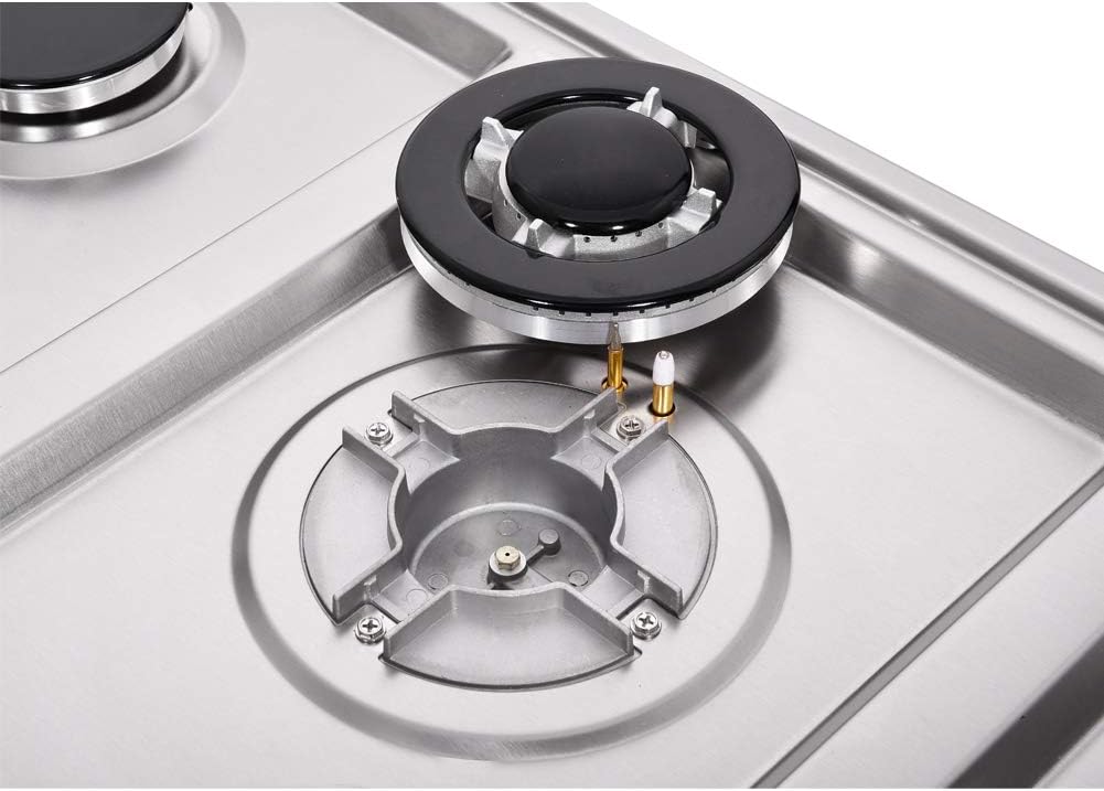 Factory Customized Stainless Steel LPG Gas Regulator for 4 Burner Kitchen Stove for Outdoor Household and RV Use