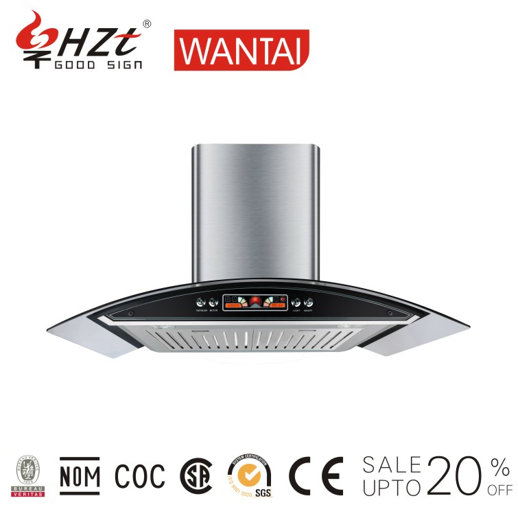 Kitchen Exhaust Chimney Extractor Wall Mounted Cabinet Stainless Steel Cooker Range Hood