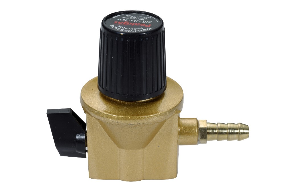 Compact High Pressure LPG Gas Regulator close up