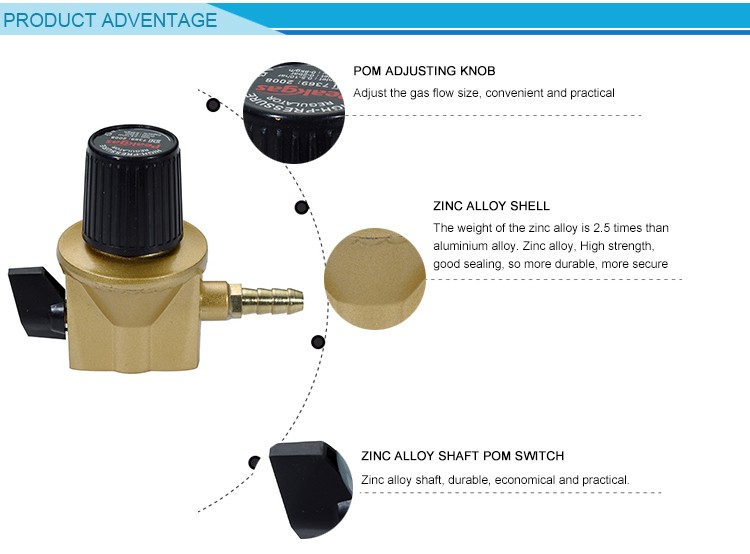 High Pressure LPG Gas Regulator details