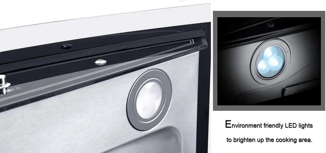 Range hood detailing view