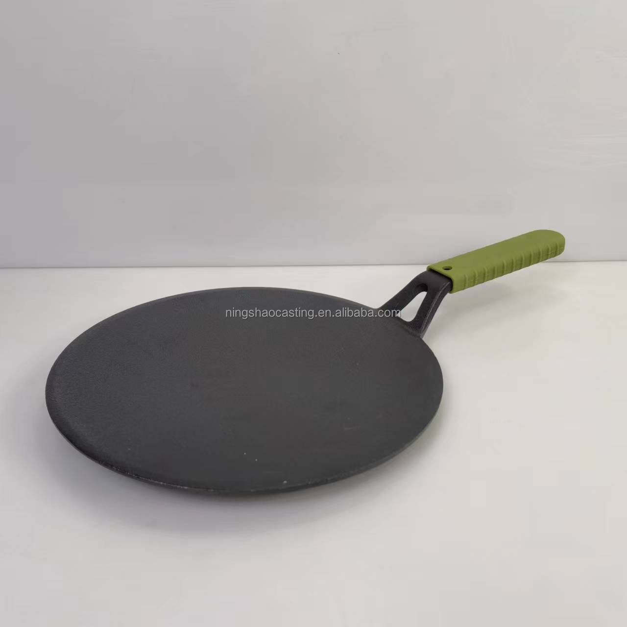 Cast Iron Cookware Pan Set with Silicone Cover
