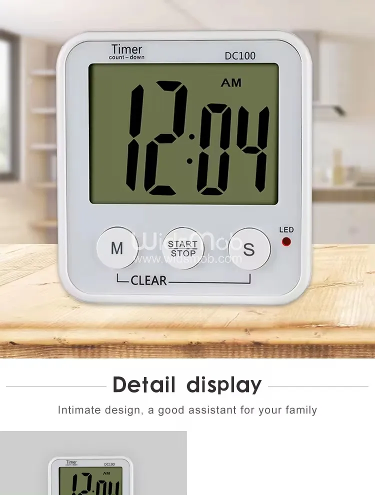 Digital Kitchen Timer Display 4