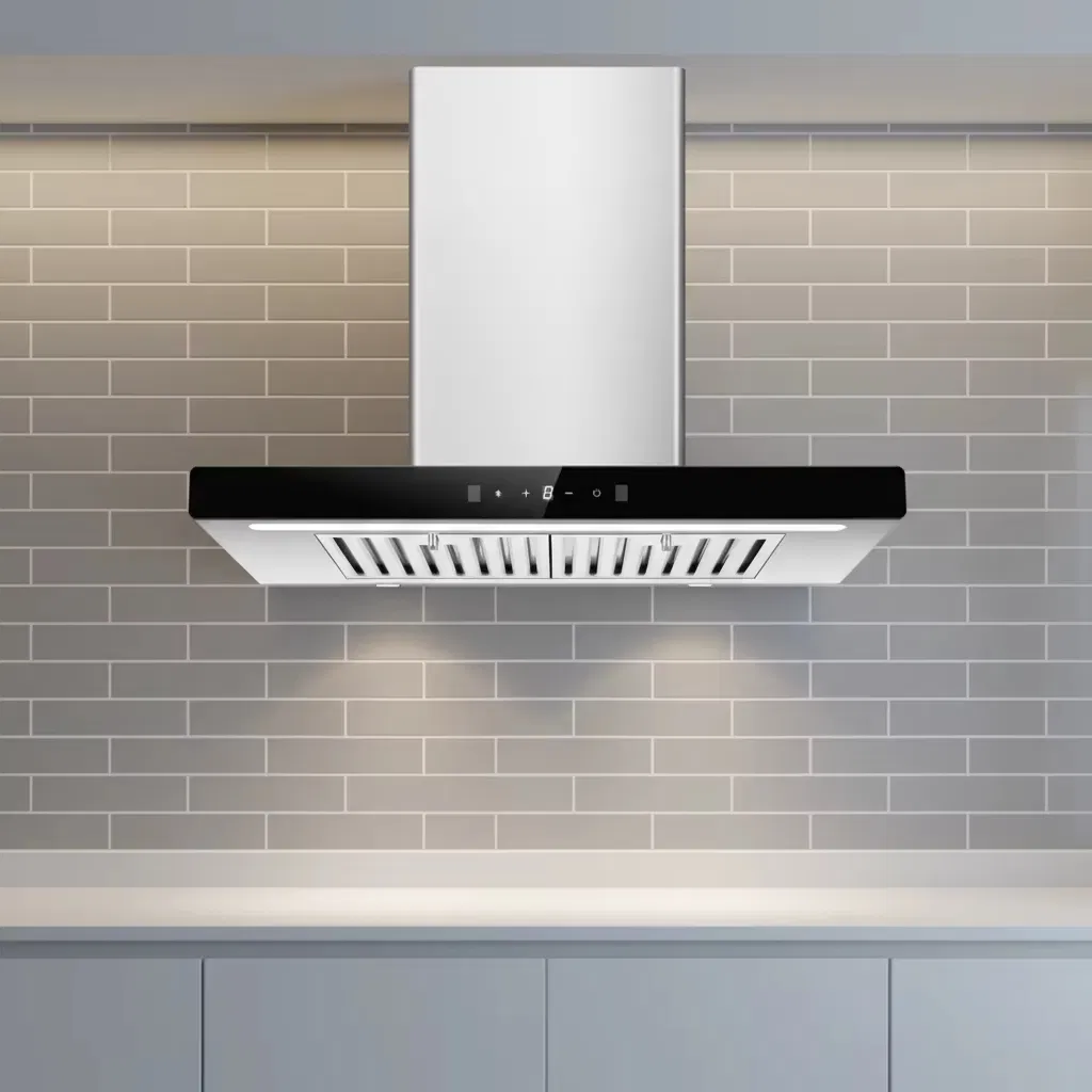 Customize Logo Service Household Downdraft Built-in Smart Kitchen Range Hood
