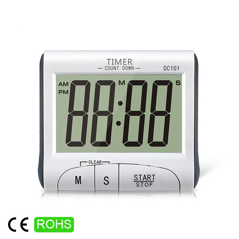 Countdown Timer Function Cute Hamburger Food Alarm Digital Clock Kitchen Timer DC101