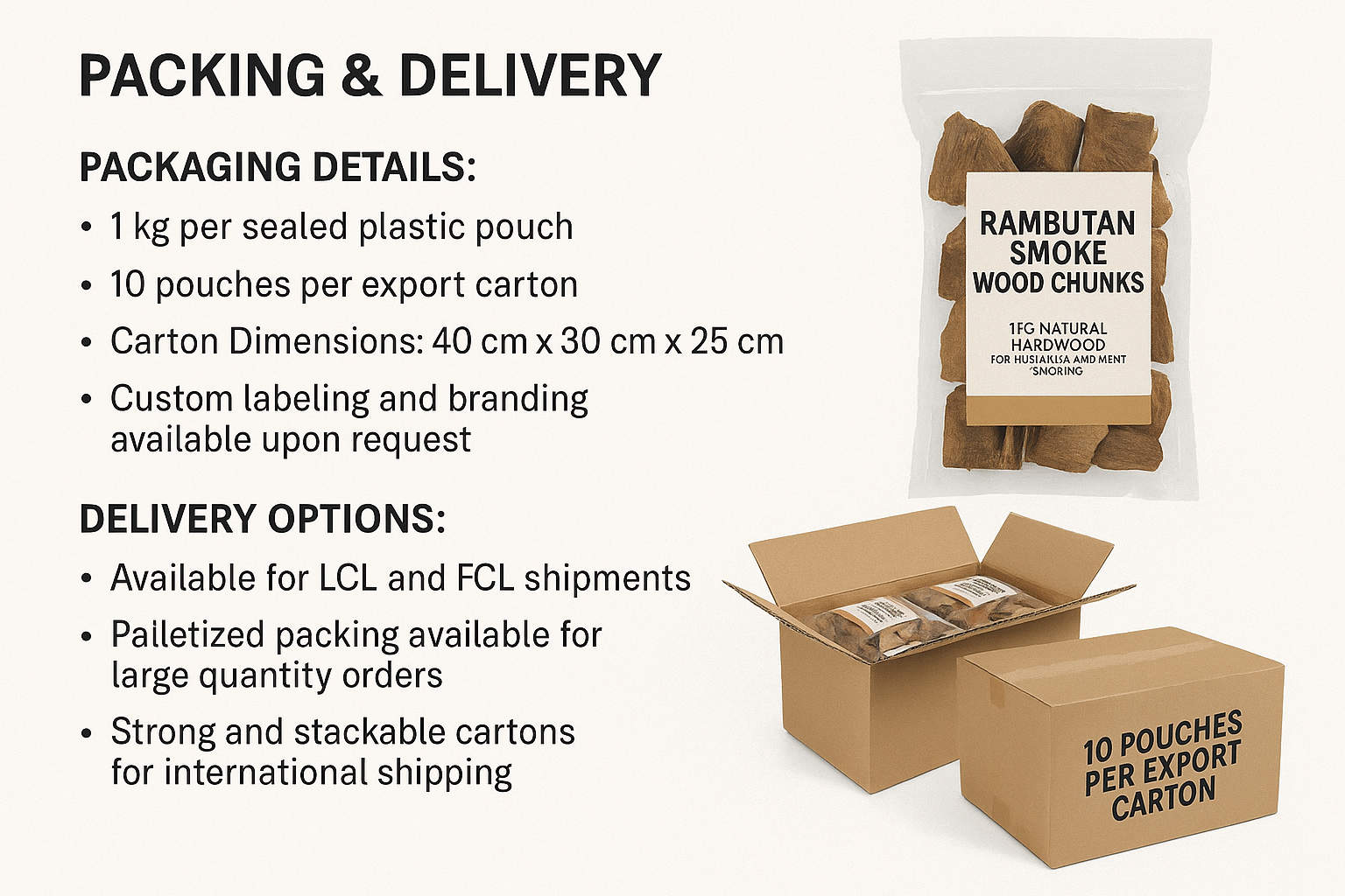 Packaging details