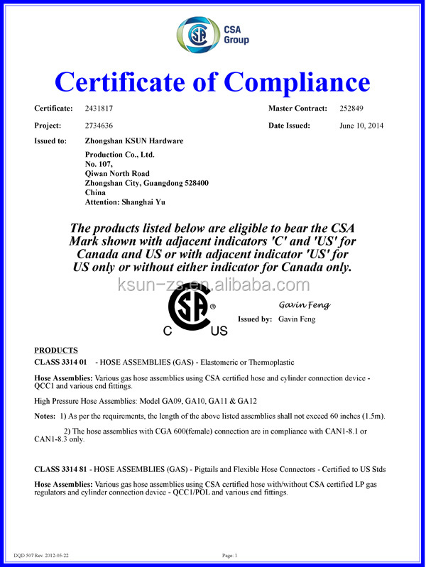 Certification Authority Document 1